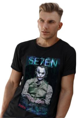 CAMISETA DE HOMBRE SEVEN PEREZA NEGRA