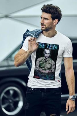 CAMISETA DE HOMBRE SEVEN PEREZA BLANCA