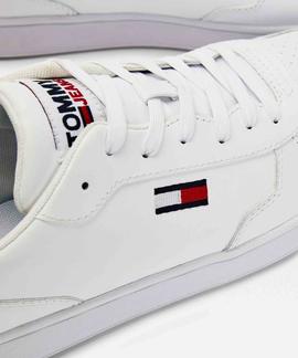 TOMMY JEANS ESSENTIAL CUPSOLE WHITE