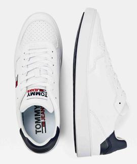 TOMMY JEANS ESSENTIAL CUPSOLE WHITE