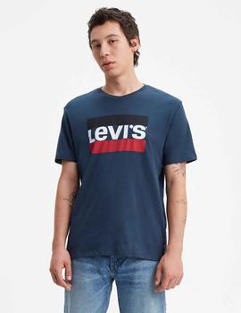 CAMISETA LEVI’S® SPORTSWEAR LOGO AZUL MARINO