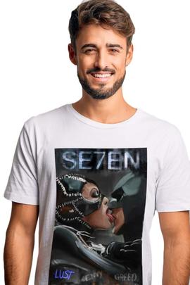 CAMISETA DE HOMBRE SEVEN LUJURIA BLANCA