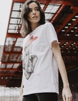 CAMISETA UNISEX AUDREY HEPBURN BLANCA