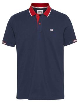 TJM DETAIL RIB JAQUARD POLO TWILIGHT NAVY