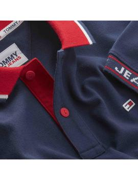 TJM DETAIL RIB JAQUARD POLO TWILIGHT NAVY