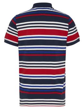 TJM SEASONAL STRIPE POLO TWILIGHT NAVY / MULTI