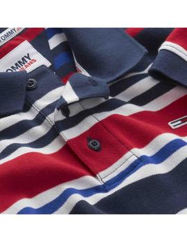 TJM SEASONAL STRIPE POLO TWILIGHT NAVY / MULTI