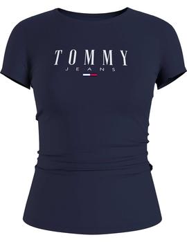 TJW ESSENTIAL LOGO TEE SKINNY FIT TWILIGHT NAVY