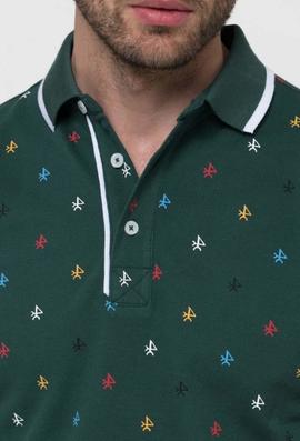 POLO H LOGOS VERDE