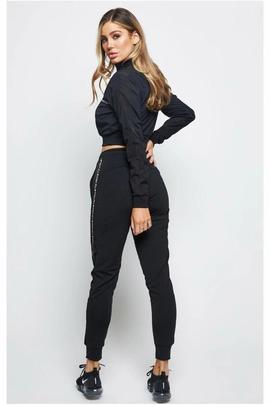 FUSION TRACK PANTS JET BLACK