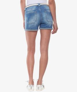 SHORT VAQUERO BLOOM3 EN DENIM AZUL