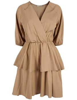 VESTIDO DE MUJER CAMEL