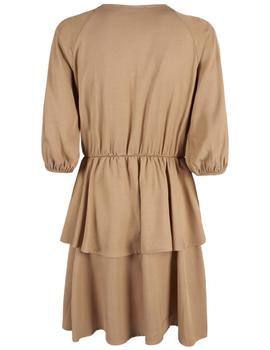 VESTIDO DE MUJER CAMEL