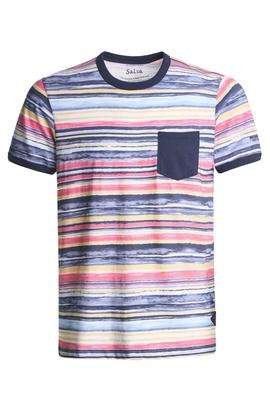 CAMISETA ALLOVER DE RAYAS MULTICOLOR