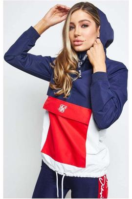 OVERHEAD WINDBREAKER NAVY, RED, WHITE