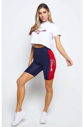 RETRO SPORTS CYCLE SHORTS NAVY