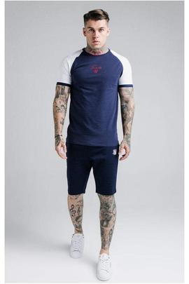 RAGLAN TECH TEE NAVY