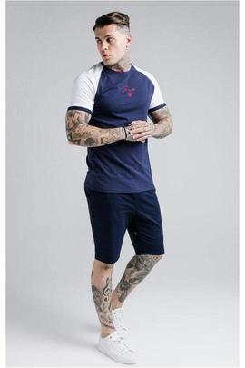 RAGLAN TECH TEE NAVY