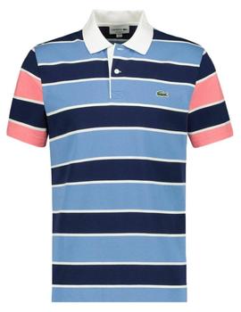 POLO DE RAYAS LACOSTE DE PUNTO ULTRALIGERO