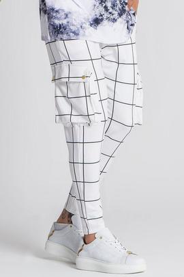 WHITE MYTHOLOGYY CARGO PANTS