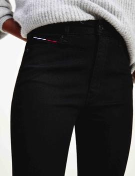 SYLVIA HIGH RISE SUPER SKINNY STBKS STATEN BLACK STR