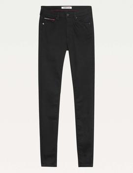 SYLVIA HIGH RISE SUPER SKINNY STBKS STATEN BLACK STR