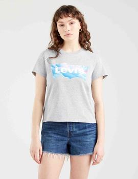 GRAPHIC JORDIE TEE BW FILL CLOUDS GREY