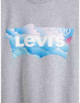 GRAPHIC JORDIE TEE BW FILL CLOUDS GREY