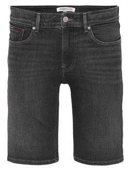 SCANTON SHORT SLIM FIT SAE171 BKS DENIM BLACK STRETCH