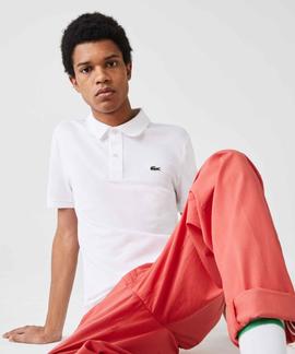 POLO LACOSTE SLIM FIT 001 BLANCO