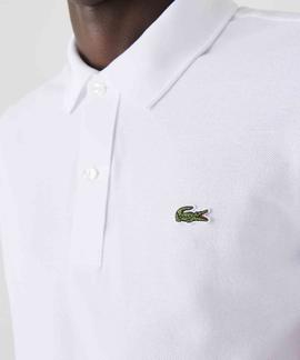 POLO LACOSTE SLIM FIT 001 BLANCO