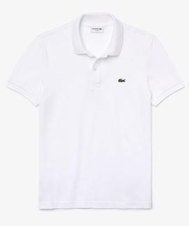 POLO LACOSTE SLIM FIT 001 BLANCO