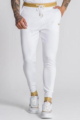 WHITE STUDIO 54 JOGGERS