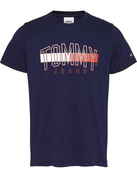 TJM FLAG TOMMY TEE TWILIGHT NAVY