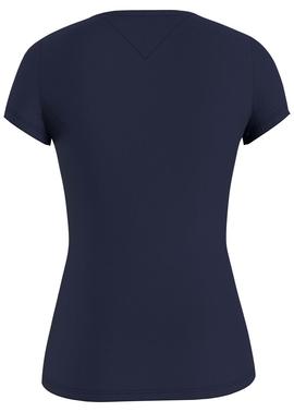 TJW SKINNY SCRIPT TEE TWILIGHT NAVY