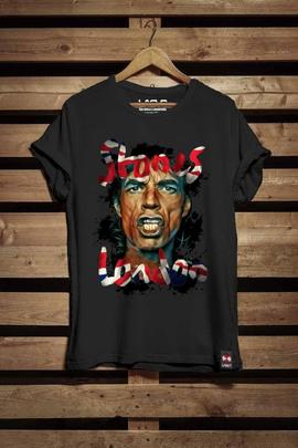 CAMISETA MIKE LONDON NEGRA DESGASTADA