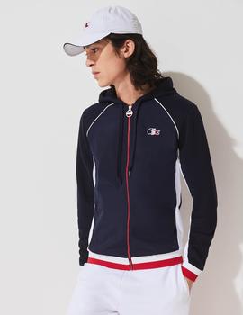 CHAQUETA DE FELPA LACOSTE SPORT AZUL MARINO