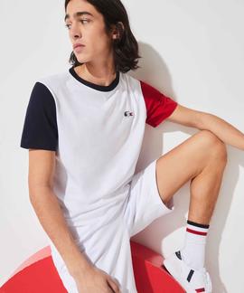 CAMISETA LACOSTE SPORT TRICOLOR