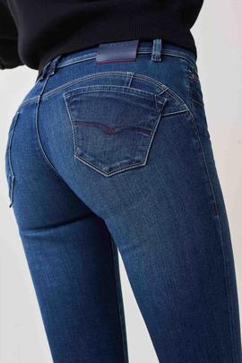 WONDER PUSH UP SKINNY FIT EN DENIM AZUL