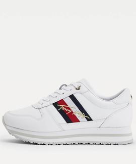 TH SIGNATURE RUNNER SNEAKER WHITE