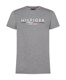 CORP UNDERLINE TEE SILVER FOG HTR