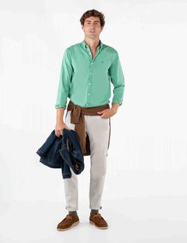 CAMISA GABARDINA VERDE