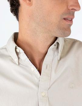CAMISA GABARDINA BEIGE