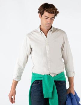 CAMISA GABARDINA BEIGE