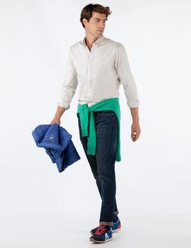 CAMISA GABARDINA BEIGE