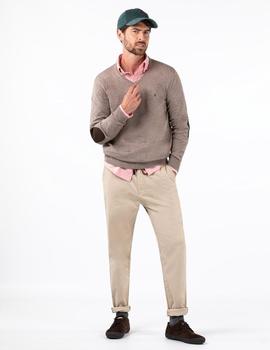 JERSEY PICO CODERAS ALGODÓN CASHMERE BEIGE CLARO