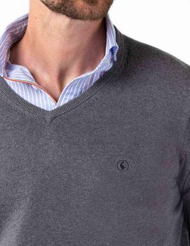 JERSEY PICO CODERAS ALGODÓN CASHMERE GRIS