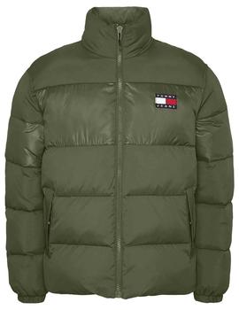 TJM TONAL COLORBLOCK PUFFER DARK OLIVE