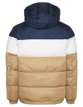 TJM MULTI POCKET HOODED PUFFER CLASSIC KHAKI