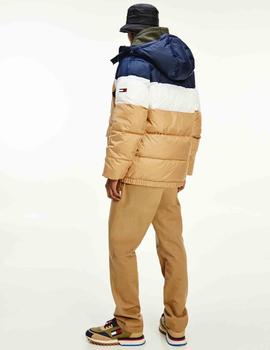 TJM MULTI POCKET HOODED PUFFER CLASSIC KHAKI